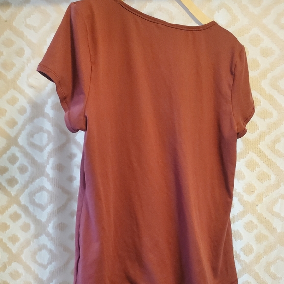 Dusty rose yogalicious top. - Picture 3 of 3